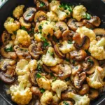 Savory Garlic Mushrooms Cauliflower Skillet for Cozy Nights 6 Garlic Mushrooms Cauliflower Skillet