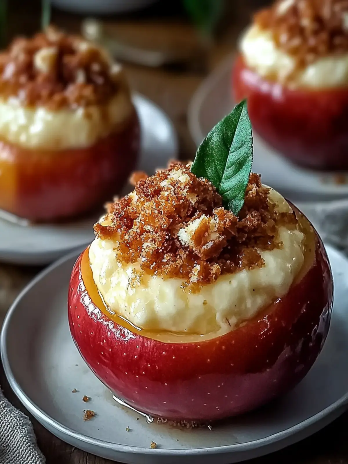 Cheesecake Stuffed Baked Apples for Guilt-Free Indulgence 4 Cheesecake Stuffed Baked Apples