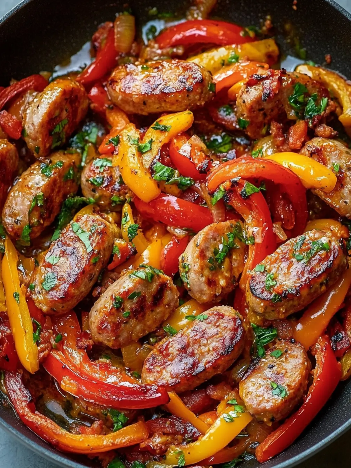 Spicy Sausage & Pepper Skillet: A 30-Minute Dinner Adventure 4 Spicy Sausage & Pepper Skillet
