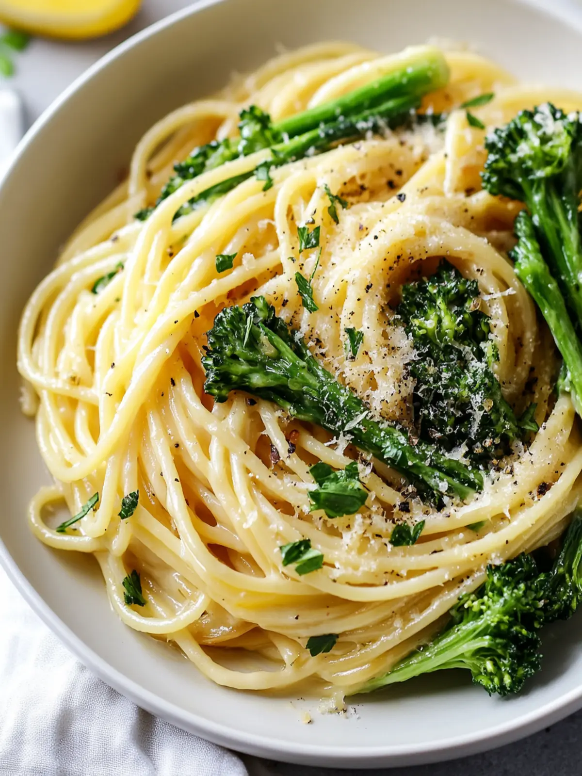 15-Minute Lemony Broccolini Pasta for a Bright, Quick Meal 2 15-Minute Lemony Broccolini Pasta
