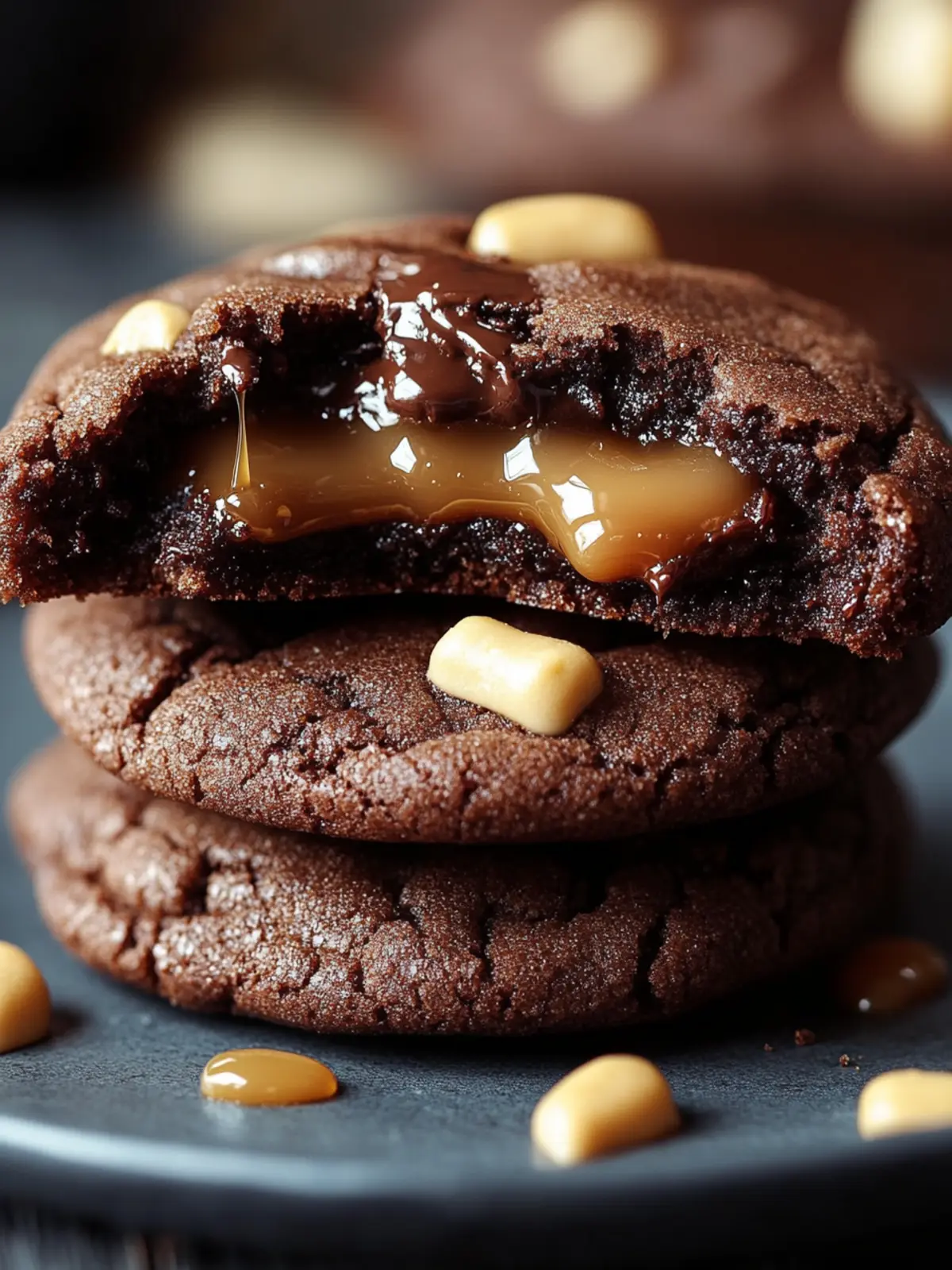 Decadent Caramel-Stuffed Chocolate Cookies to Impress Your Guests 3 Caramel-Stuffed Chocolate Cookies