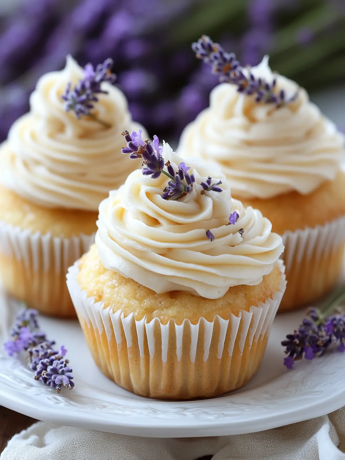 Lavender Honey Cupcakes: A Sweet Floral Delight to Savor 2 Lavender Honey Cupcakes