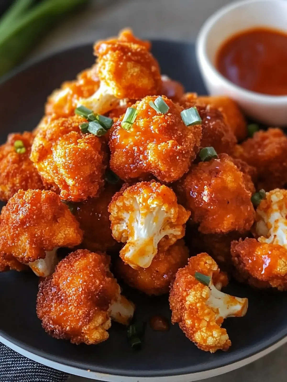 Crispy Buffalo Cauliflower Bites: Your Guilt-Free Flavor Fix 4 Crispy Buffalo Cauliflower Bites