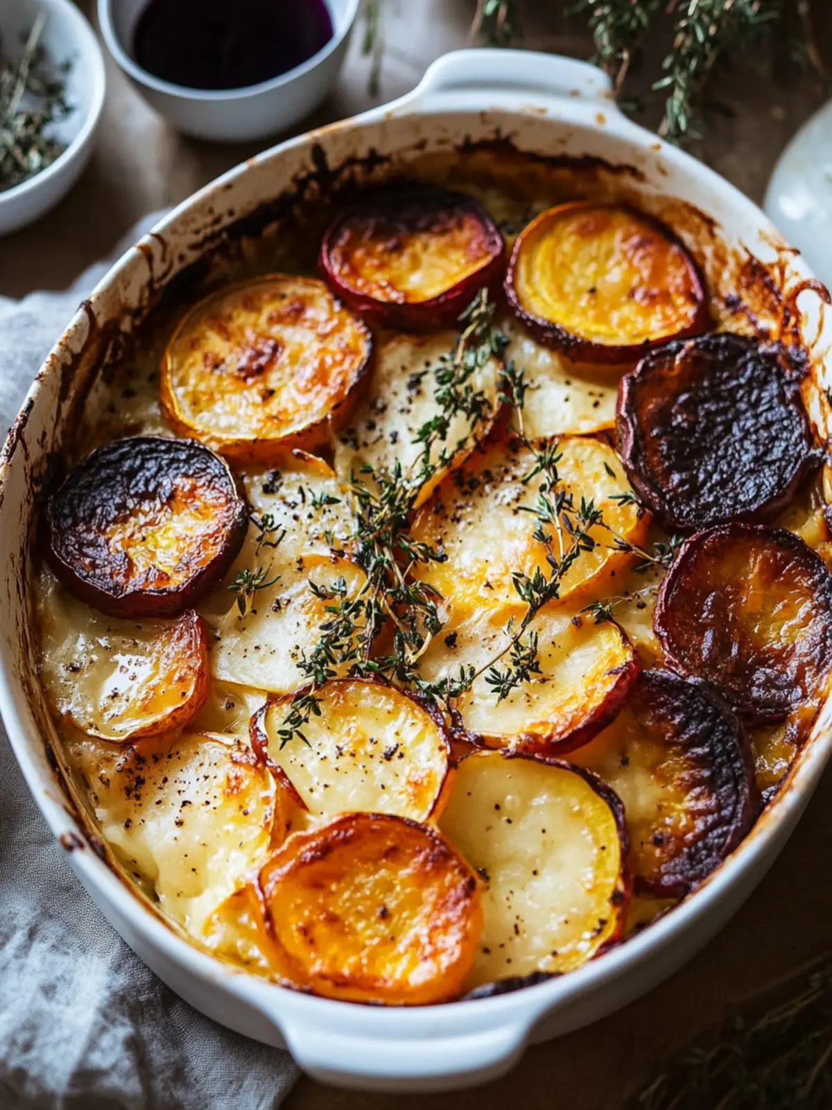 Delicious Cheesy Root Vegetable Gratin: Creamy Comfort Awaits 5 Cheesy Root Vegetable Gratin
