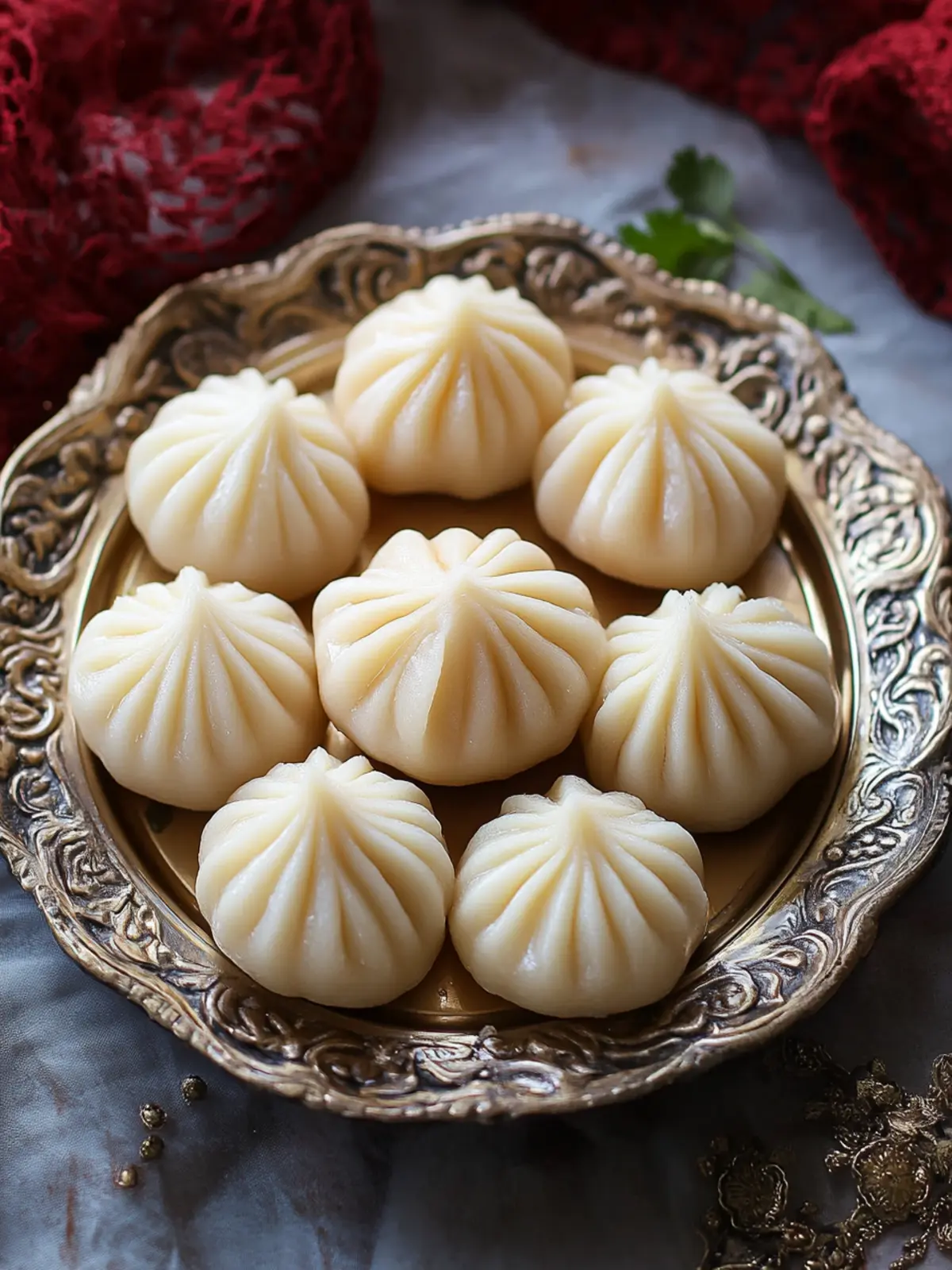 Delightful Modak Steamed with Coconut-Jaggery Bliss 4 Modak Steamed
