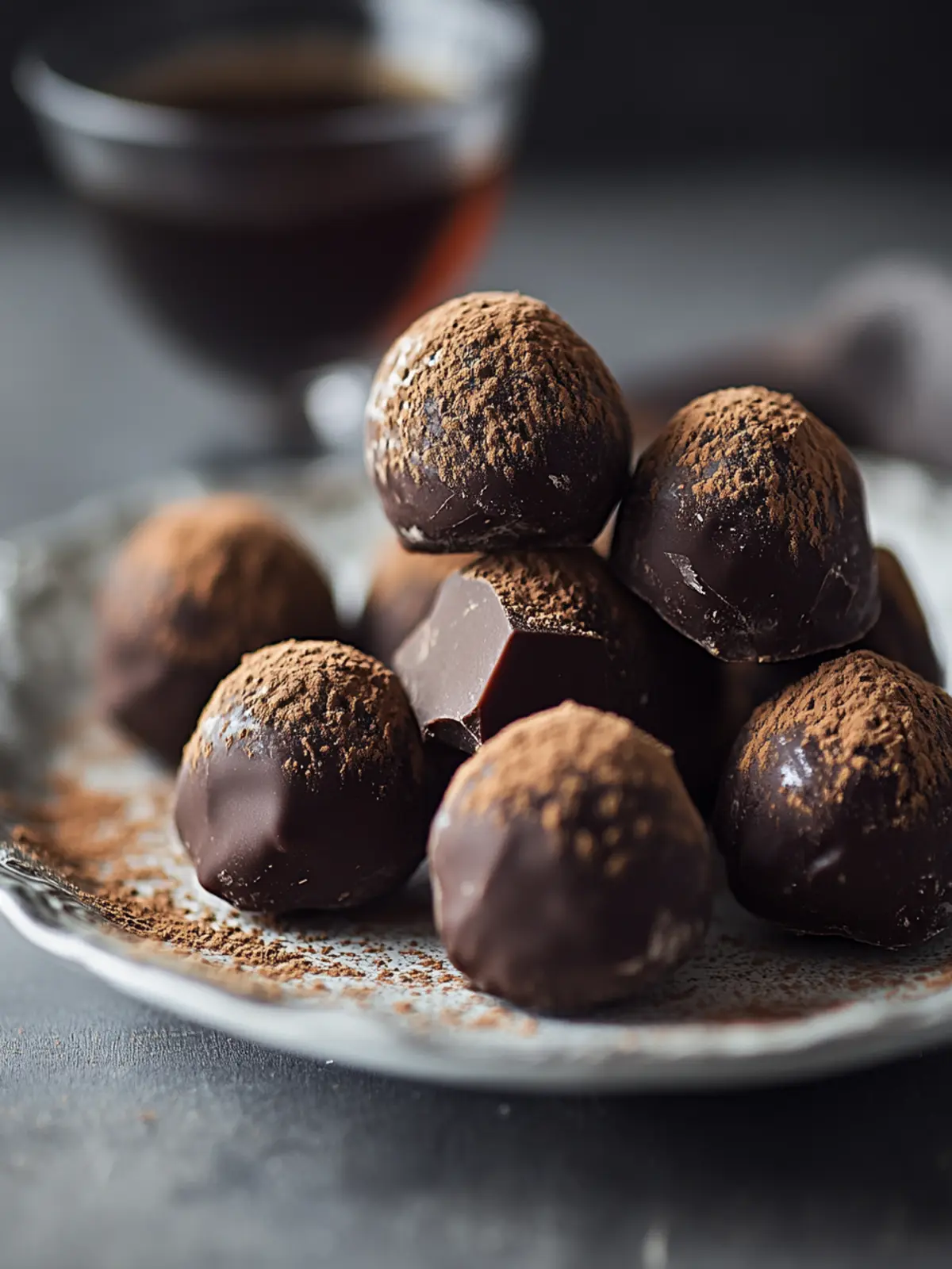 Irresistible Dark Chocolate Truffles Made in 15 Minutes 5 Dark Chocolate Truffles