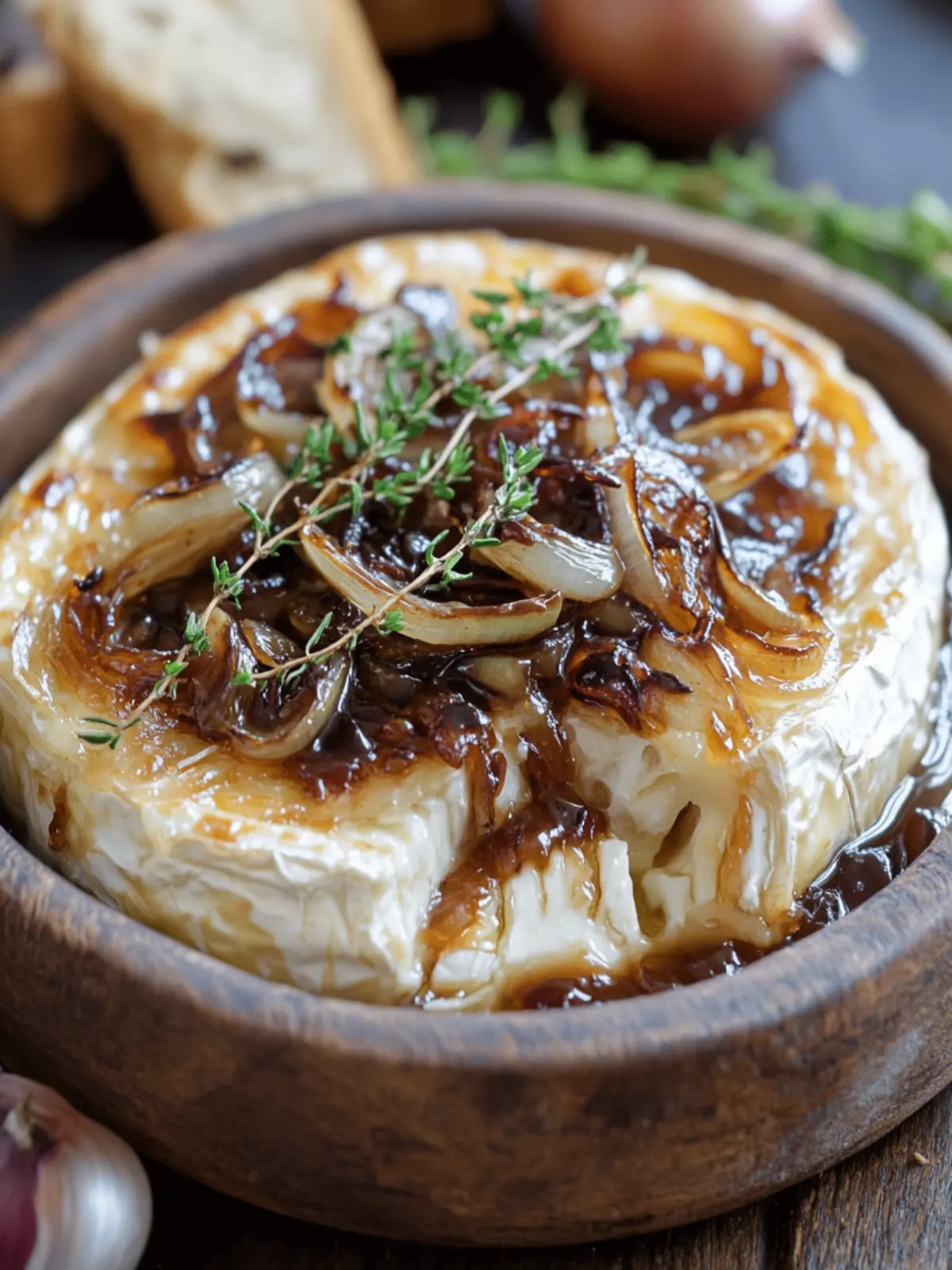 Baked Brie with Caramelized Onions: Your New Favorite Appetizer 2 Baked Brie with Caramelized Onions