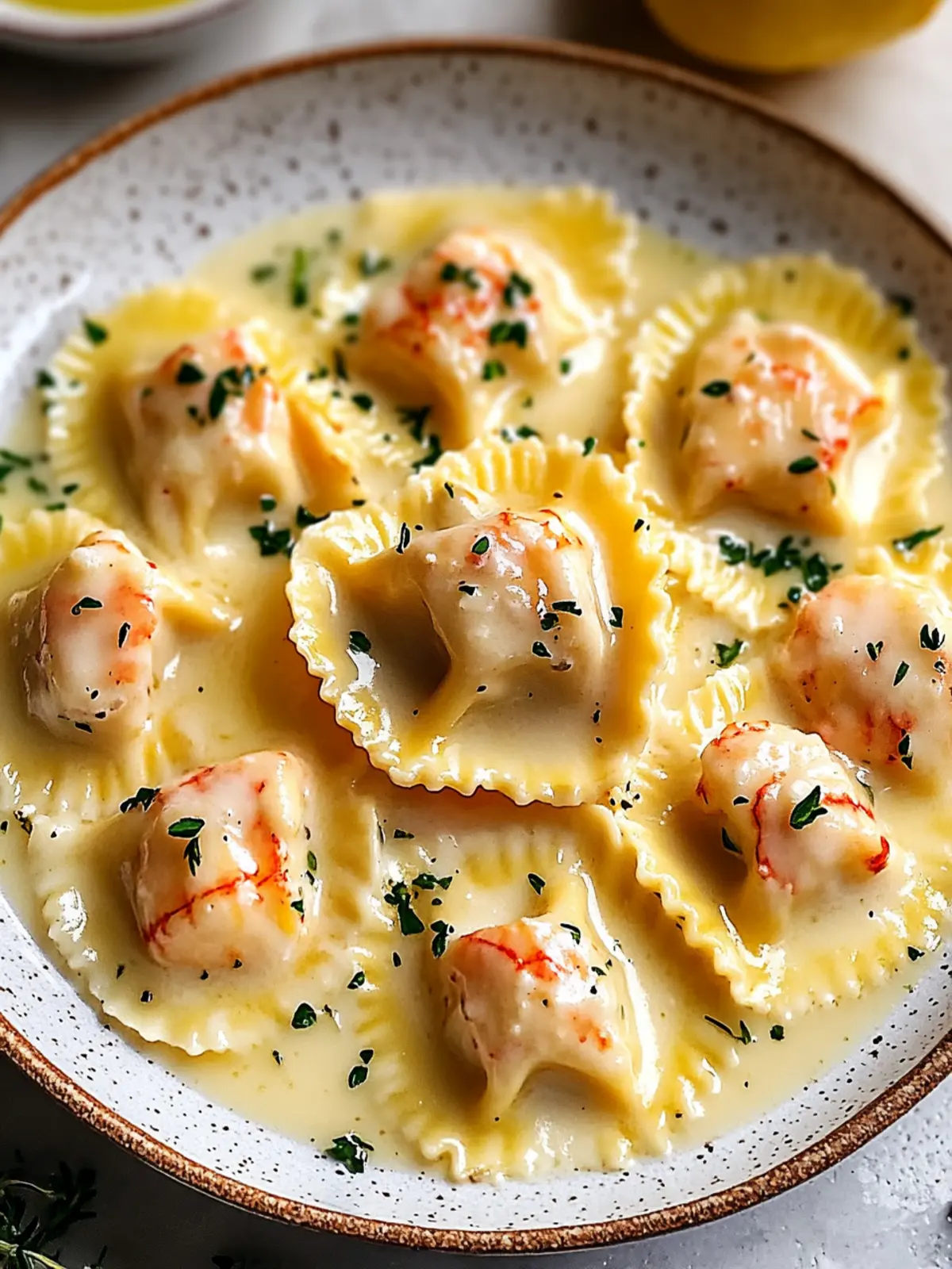 Decadent Lobster Ravioli in Lemon Butter Sauce Made Easy 2 Lobster Ravioli in Lemon Butter Sauce