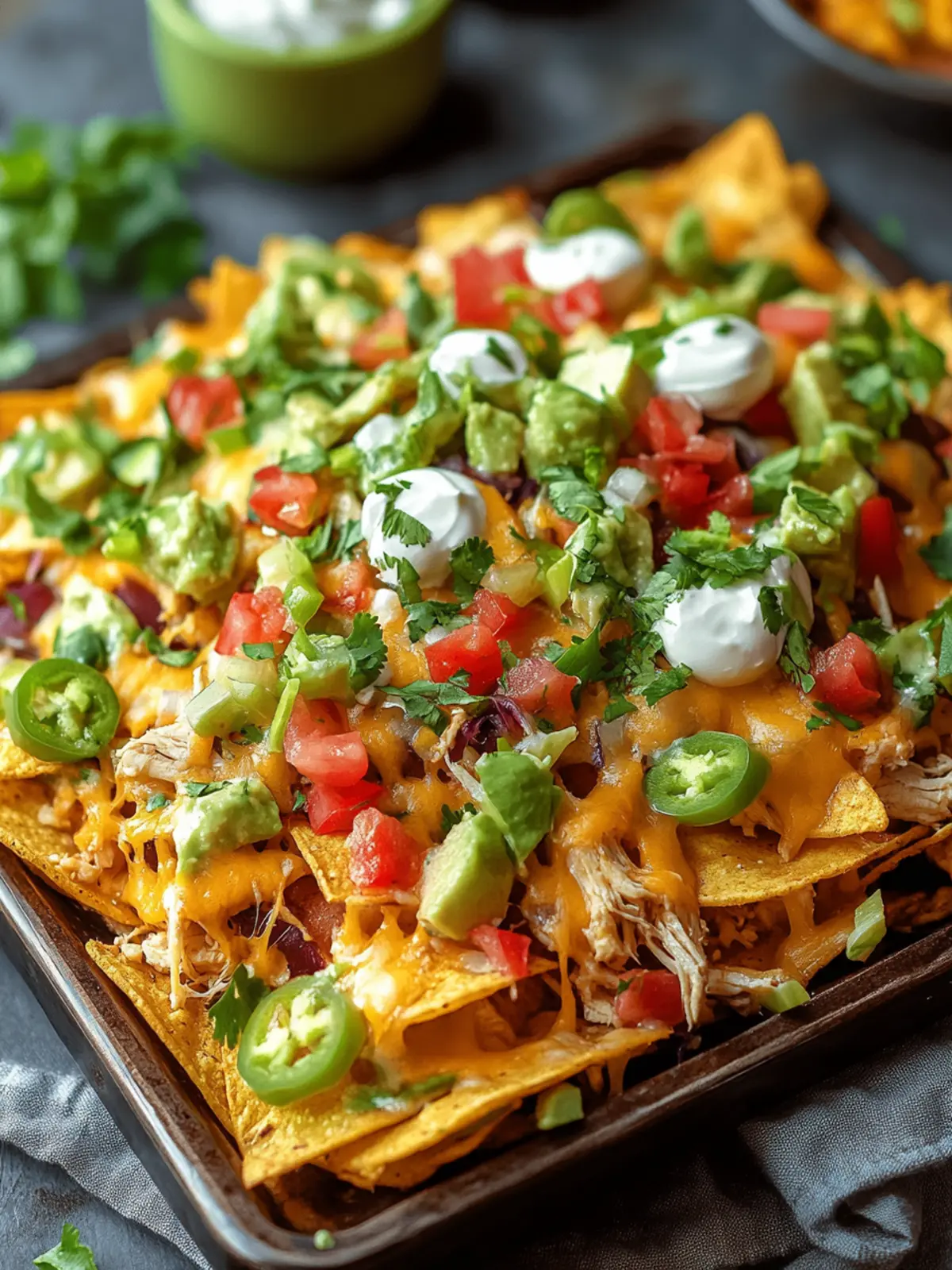 Ultimate Loaded Chicken Nachos for Your Next Game Night Delight 3 Loaded Chicken Nachos