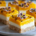Delicious Mango Passionfruit Cheesecake Bars for Summer Bliss 9 Mango Passionfruit Cheesecake Bars