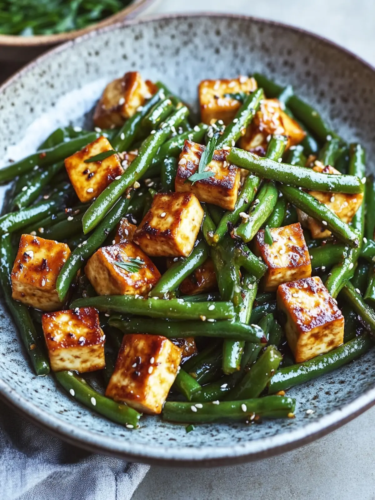 Garlicky Green Beans and Tofu: Your New Favorite Healthy Dish 5 Garlicky Green Beans and Tofu