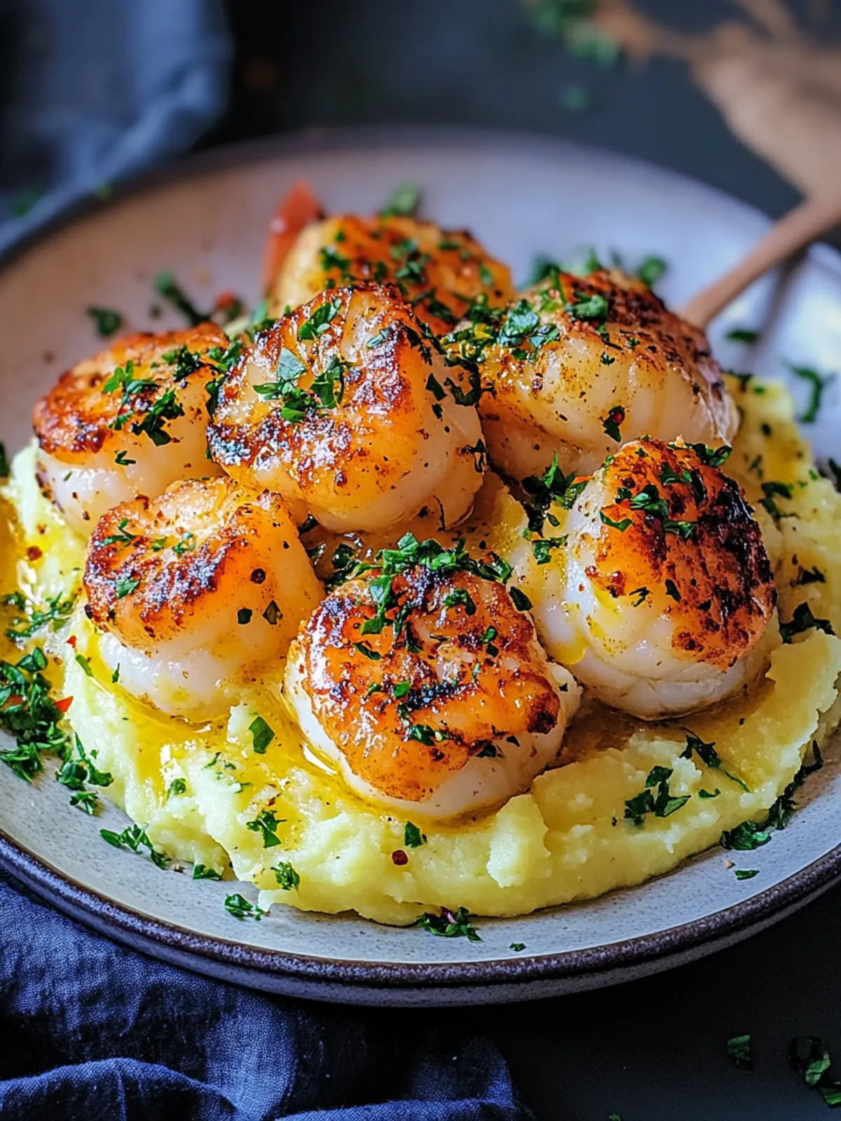 Garlic Butter Lobster Bites with Saffron Mash for Ultimate Indulgence 2 Garlic Butter Lobster Bites with Saffron Mash