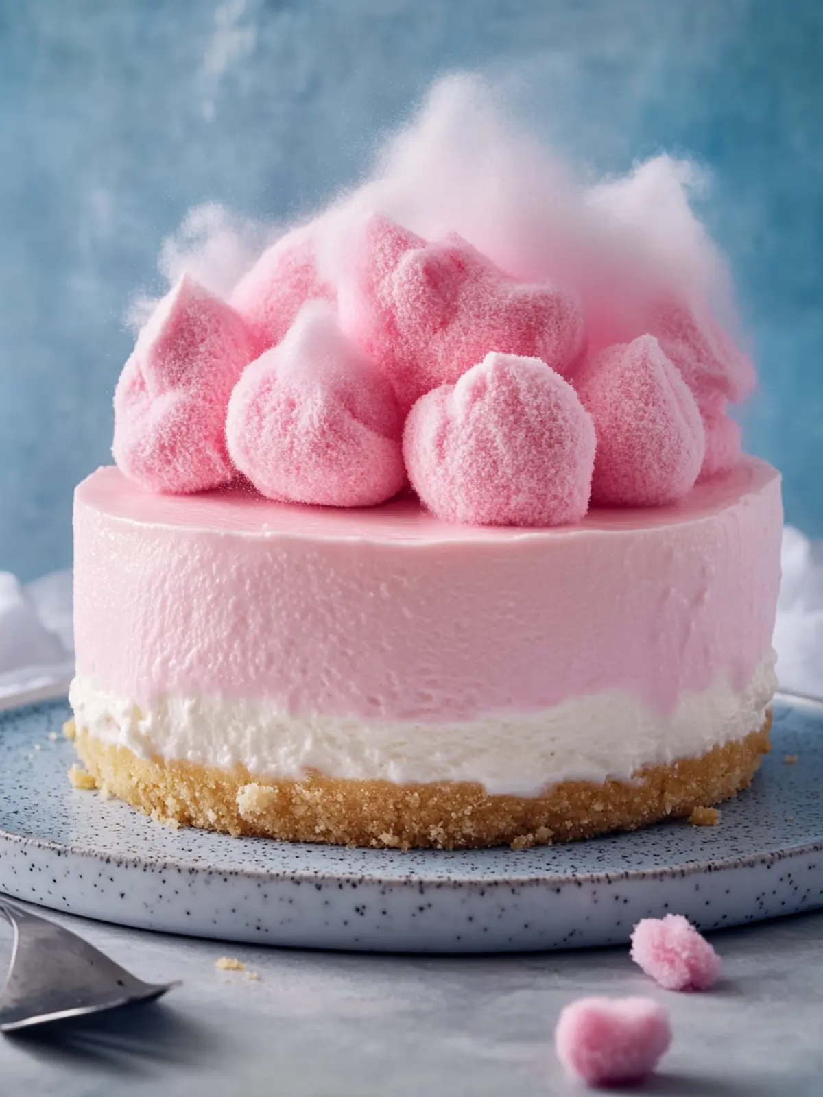 Cotton Candy Cheesecake: A Sweet Twist for Your Celebrations 4 Cotton Candy Cheesecake