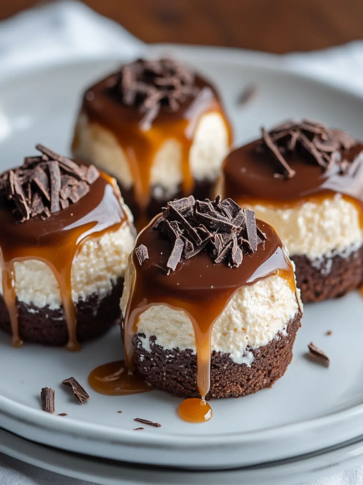 Chocolate Caramel Cheesecake Bites That Wow Every Sweet Tooth 2 Chocolate Caramel Cheesecake Bites