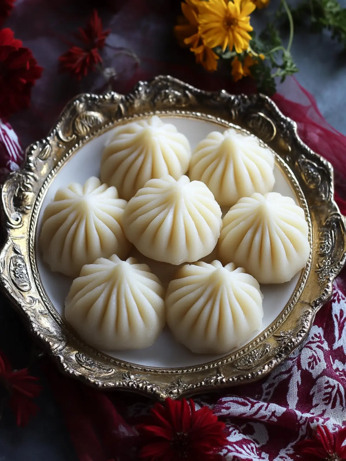 Delightful Modak Steamed with Coconut-Jaggery Bliss 2 Modak Steamed