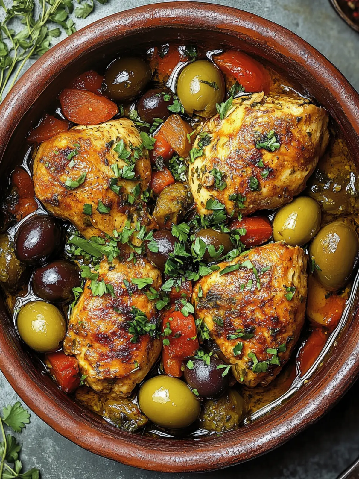 Savor Authentic Chicken Tagine with Olives for a Cozy Meal 4 Chicken Tagine with Olives