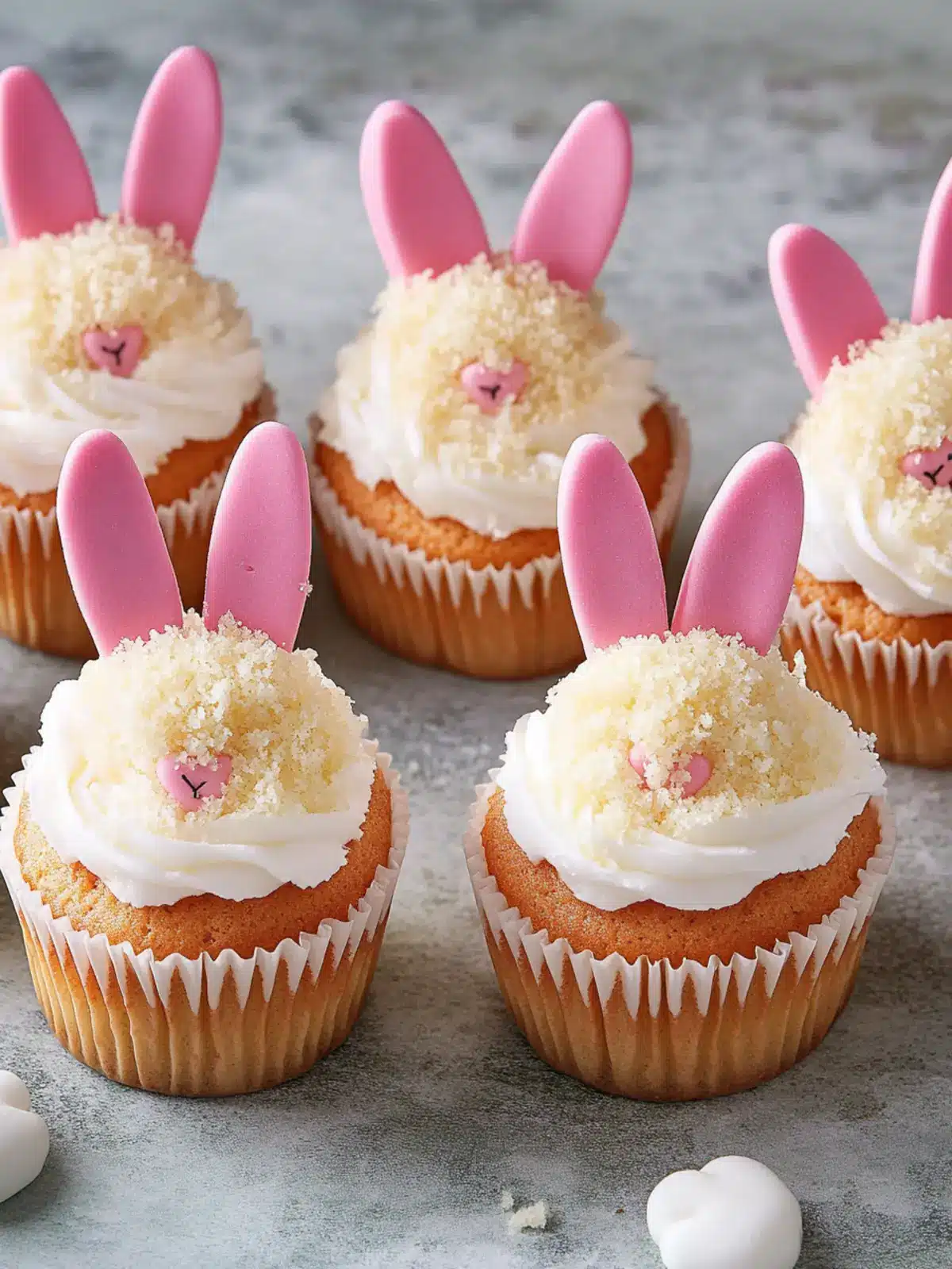 Delightful Bunny Cupcakes for an Enchanting Easter Celebration 5 Bunny Cupcakes