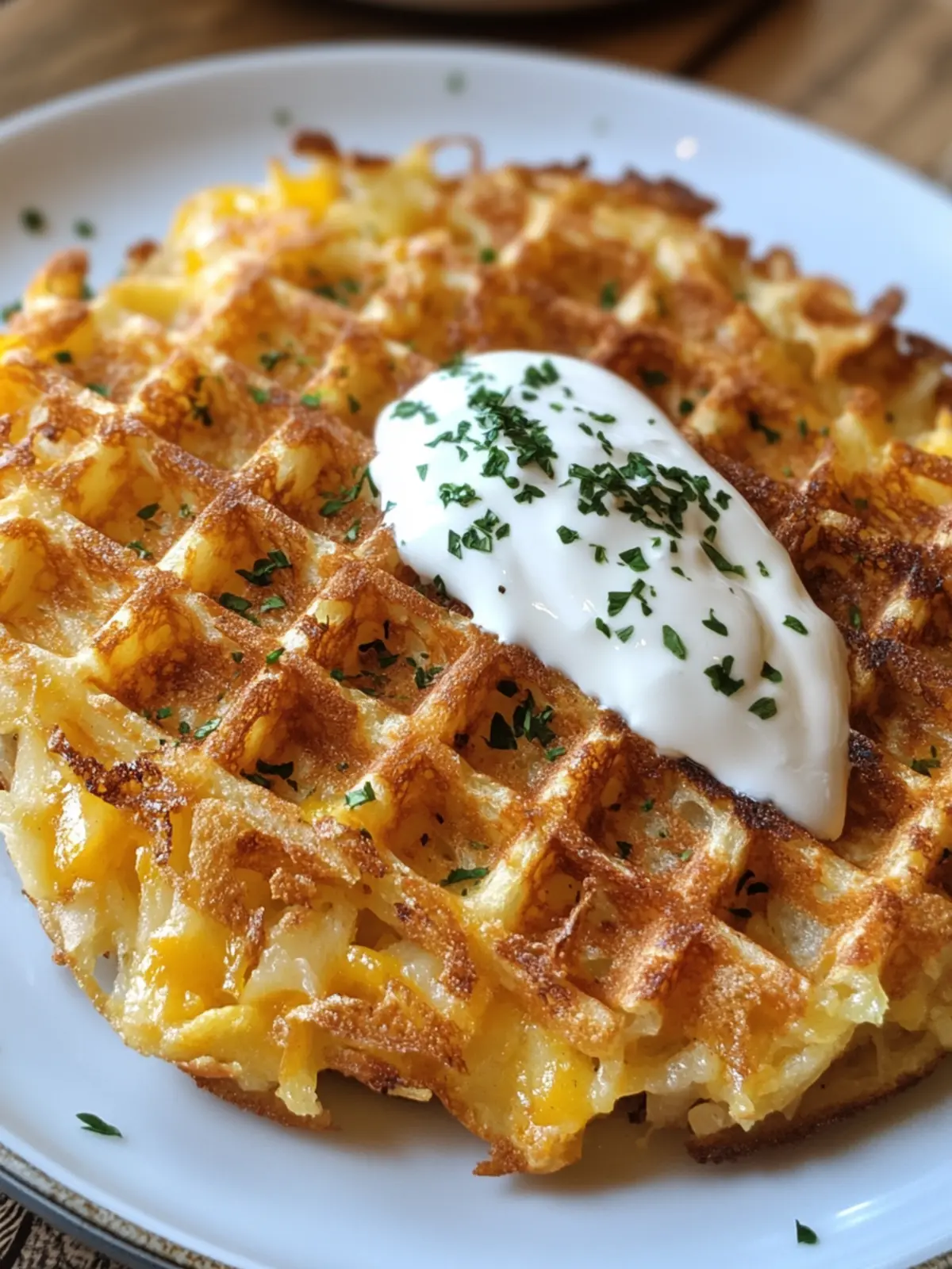 Savory Hashbrown Chaffle: Your Crispy Low-Carb Hero 2 Savory Hashbrown Chaffle