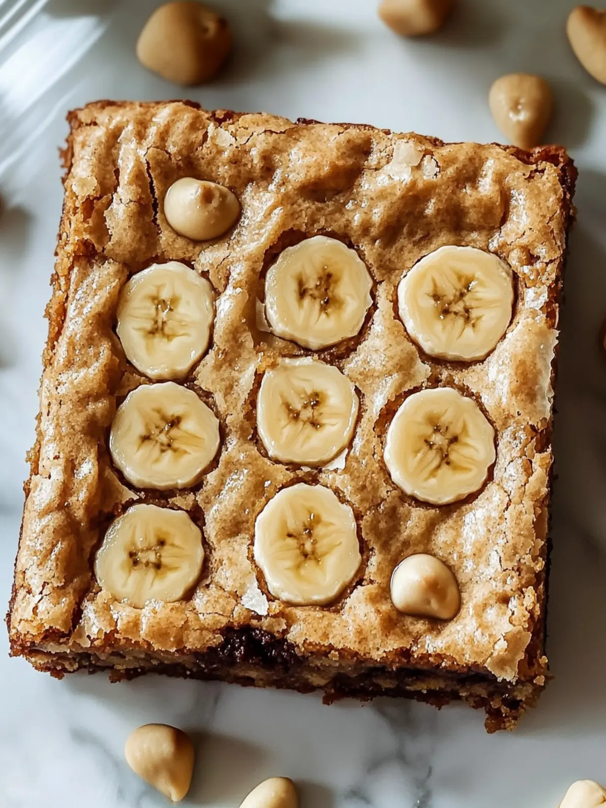 Irresistible Banana Bread Blondies with Rich Brown Butter Glaze 4 Banana Bread Blondies
