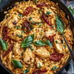 Sun-Dried Tomato Chicken Orzo Skillet Perfect for Busy Nights 2 Sun-Dried Tomato Chicken Orzo Skillet