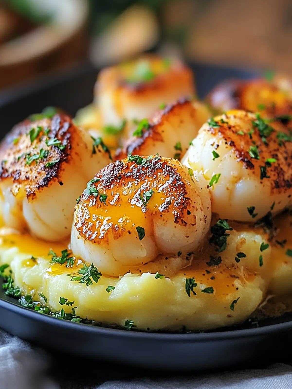 Garlic Butter Lobster Bites with Saffron Mash for Ultimate Indulgence 3 Garlic Butter Lobster Bites with Saffron Mash