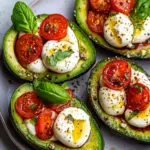 Caprese Stuffed Avocado Halves for a Fresh Summer Bite 5 Caprese Stuffed Avocado Halves
