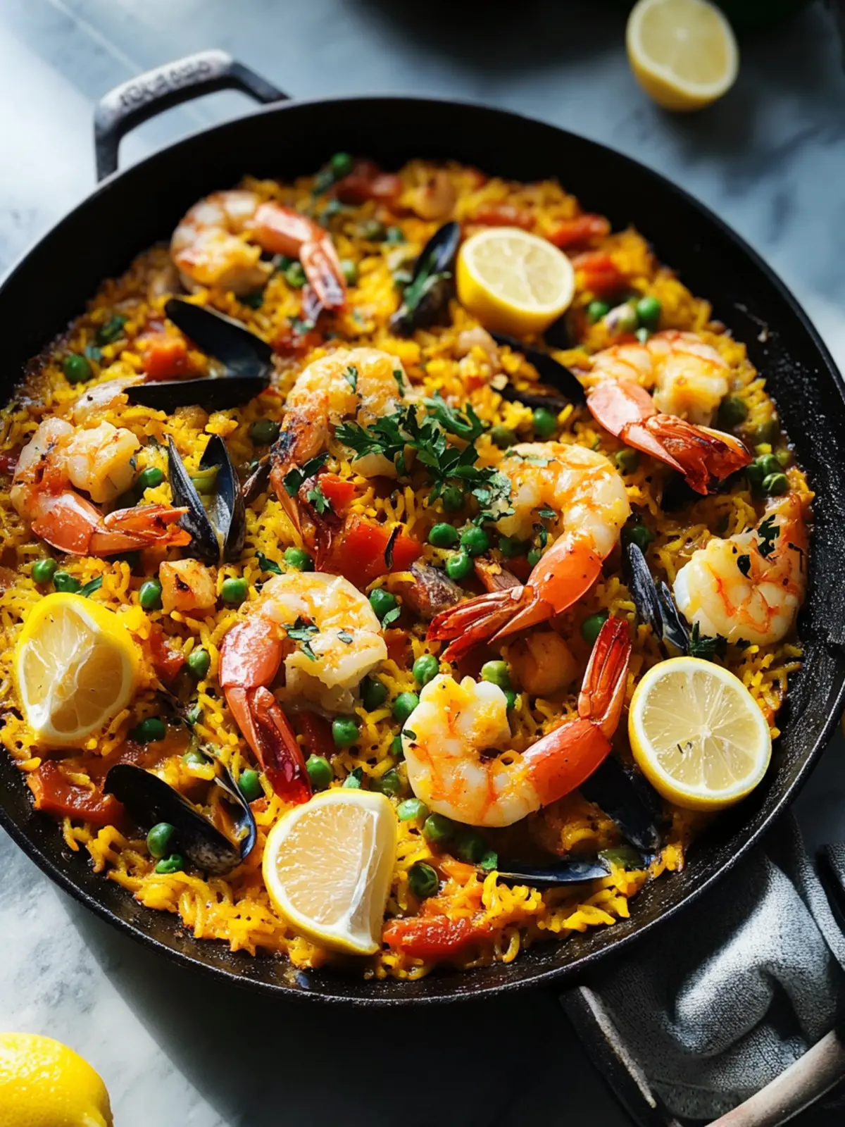 Cheater’s Skillet Paella: Quick, Flavorful Bliss in One Pan 4 Cheater’s Skillet Paella
