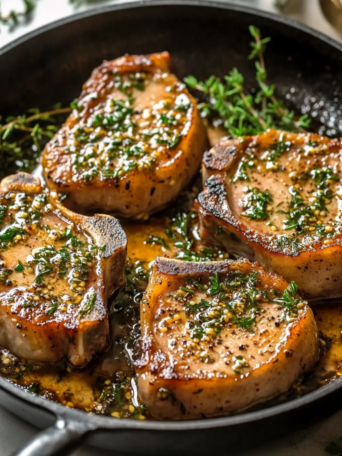 Garlic Butter Pan Seared Pork Chops for a Quick Gourmet Feast 5 Garlic Butter Pan Seared Pork Chops