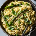 Cheesy Asparagus Orzotto: A Creamy Springtime Comfort Dish 8 Cheesy Asparagus Orzotto