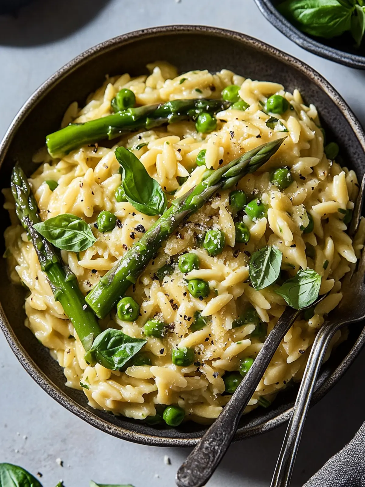Cheesy Asparagus Orzotto: A Creamy Springtime Comfort Dish 5 Cheesy Asparagus Orzotto
