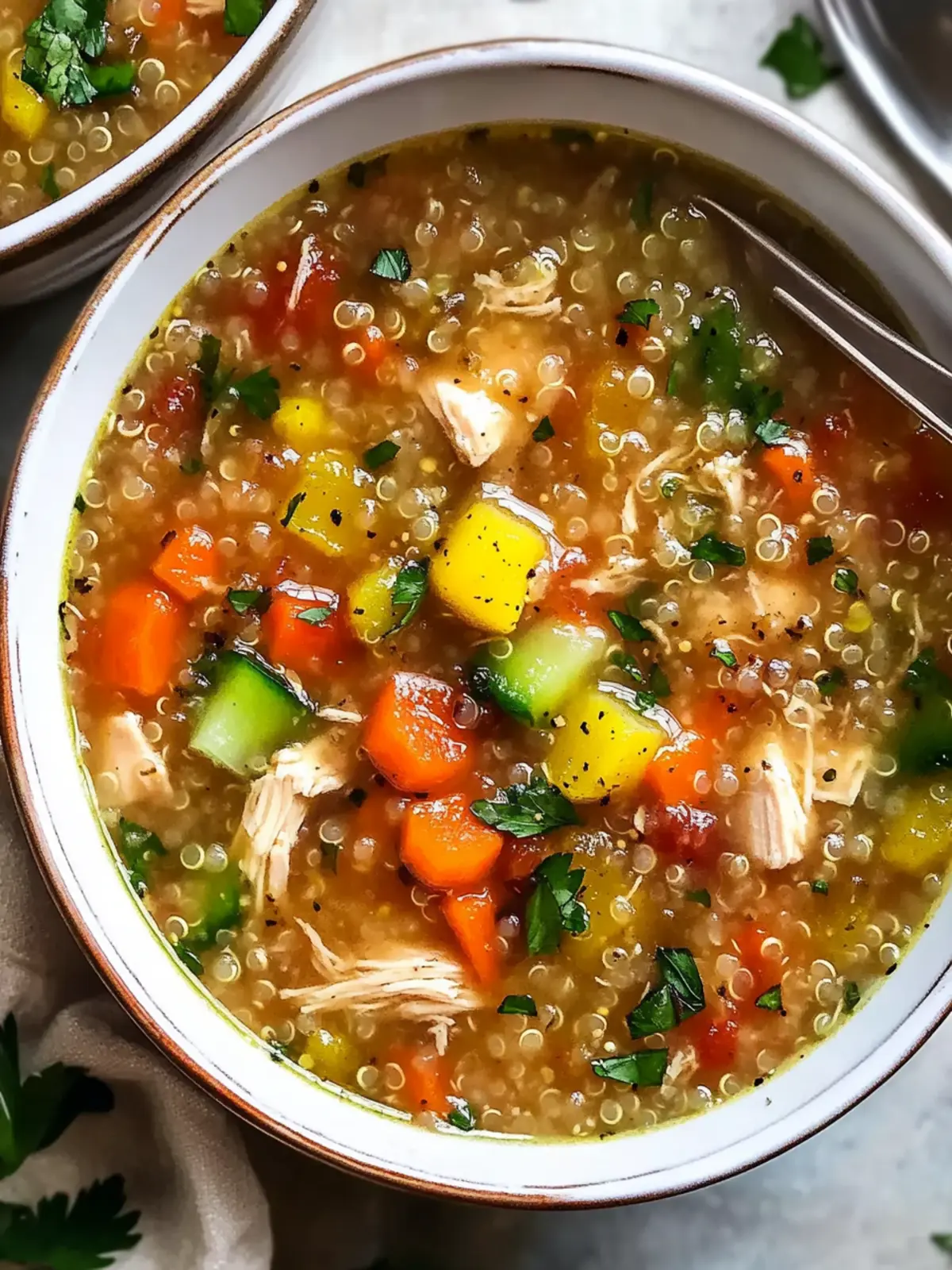 Comforting Chicken Vegetable Quinoa Soup for Cozy Nights 2 Chicken Vegetable Quinoa Soup