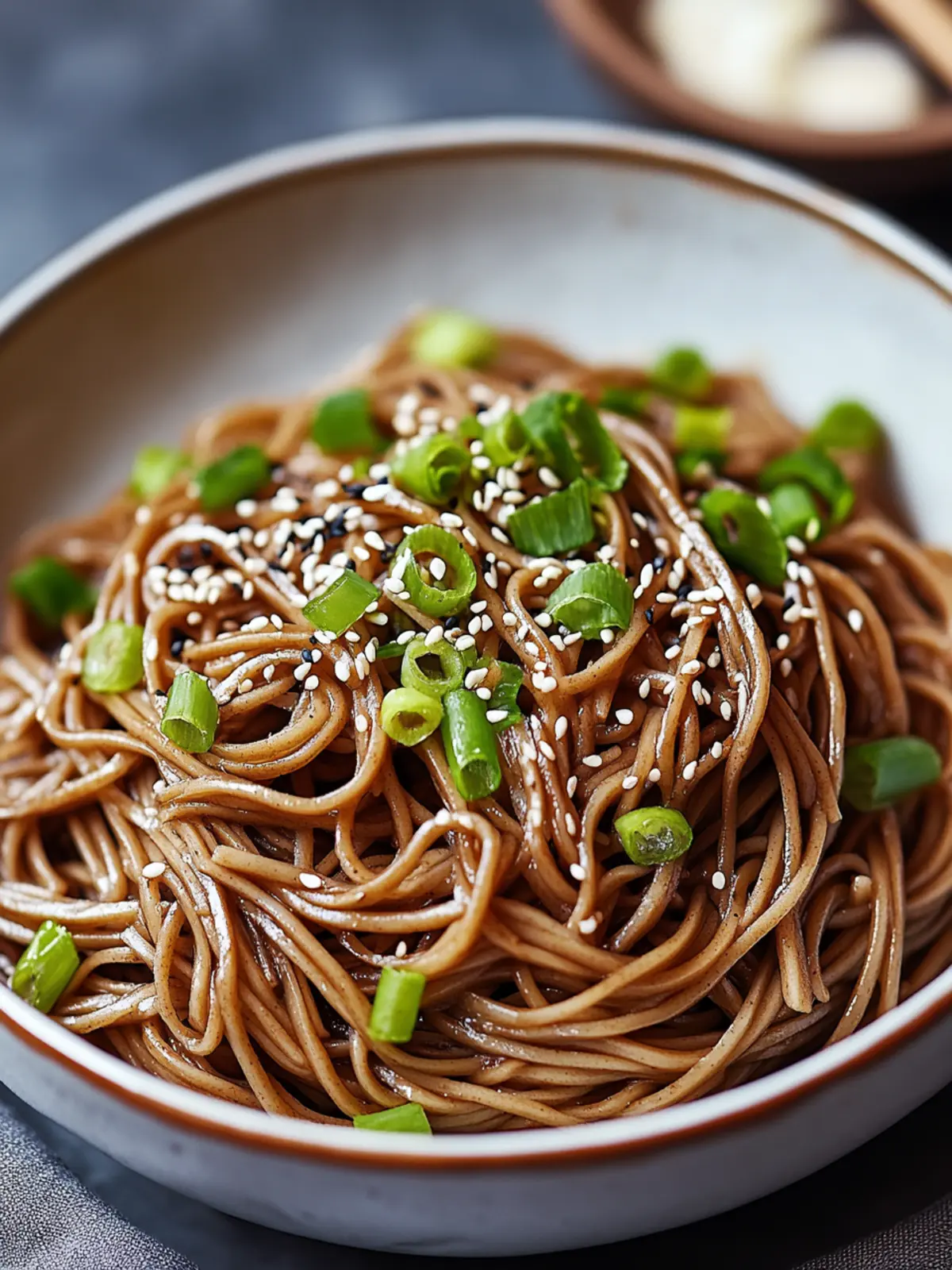 Irresistibly Easy Garlic Sesame Soba Noodles Recipe 5 Garlic Sesame Soba Noodles