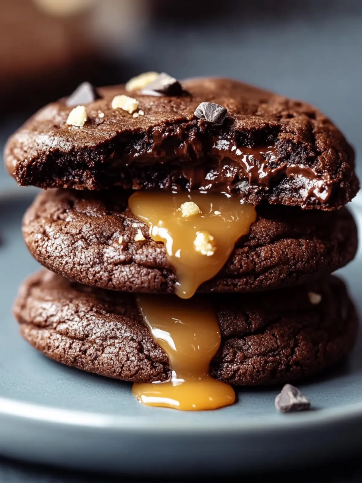 Decadent Caramel-Stuffed Chocolate Cookies to Impress Your Guests 2 Caramel-Stuffed Chocolate Cookies