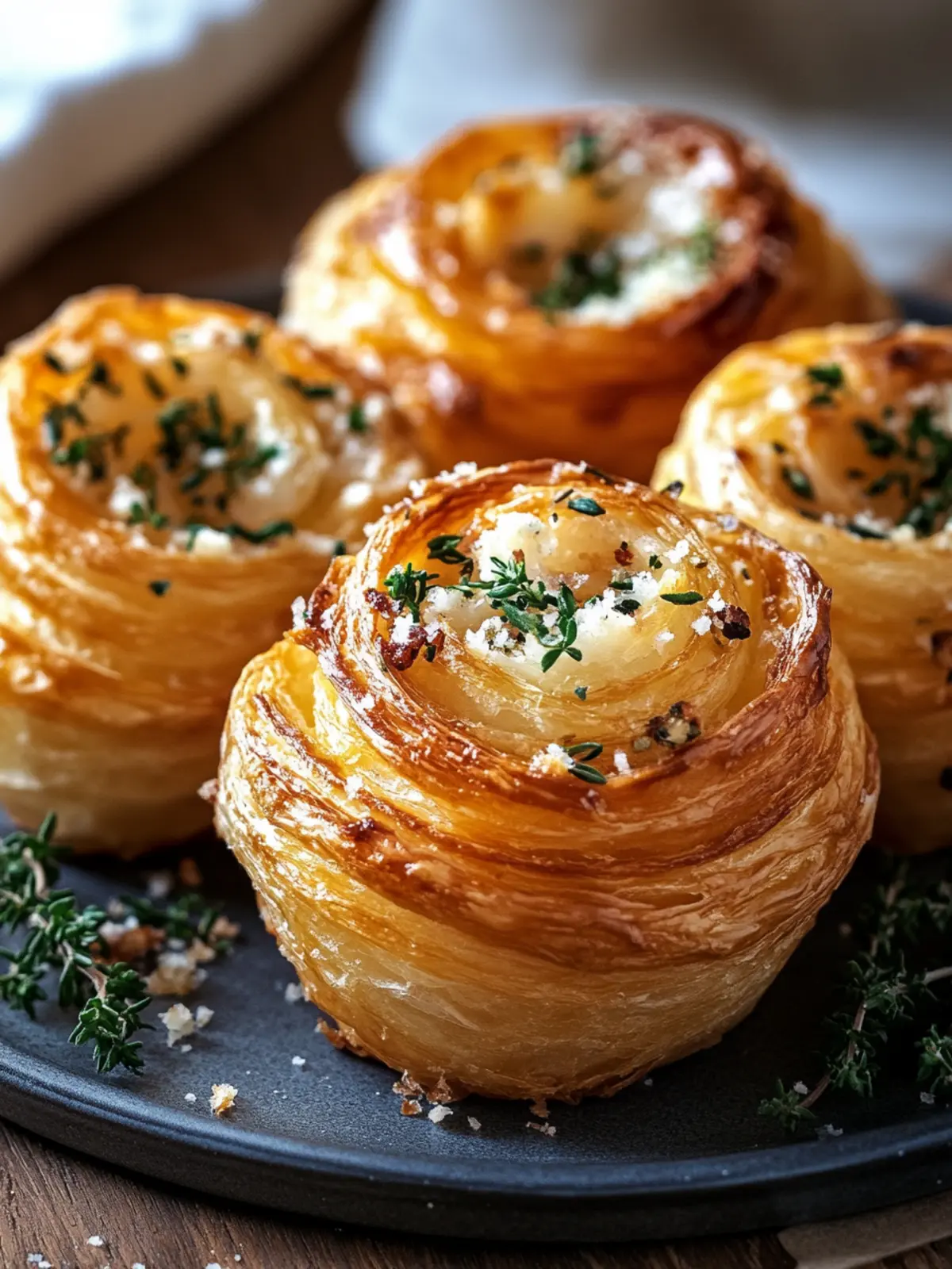 Deliciously Easy Garlic Parmesan Herb Cruffins You’ll Crave 4 Garlic Parmesan Herb Cruffins