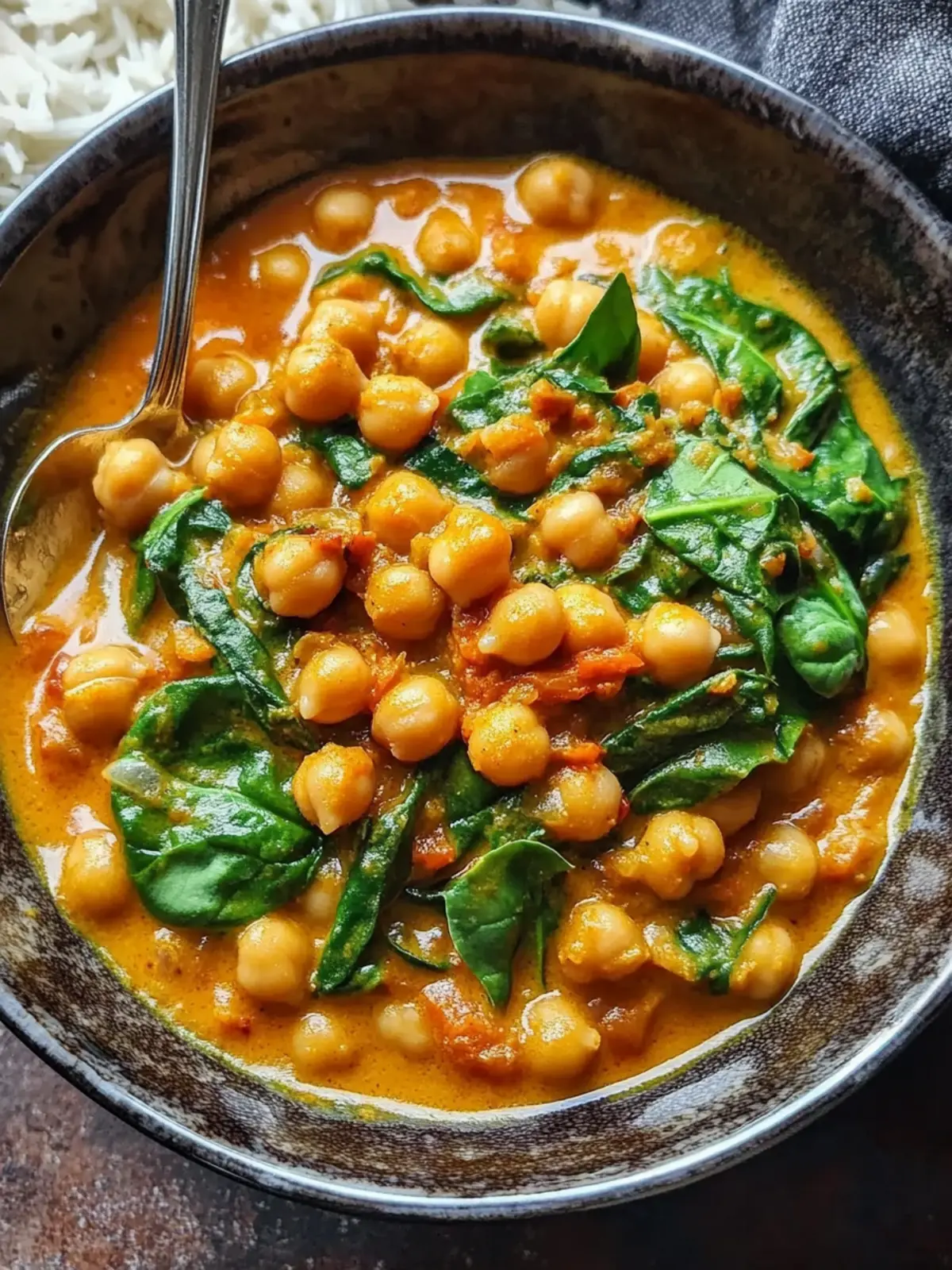 Easy Chickpea and Spinach Curry for Ultimate Comfort Food 5 Chickpea and Spinach Curry