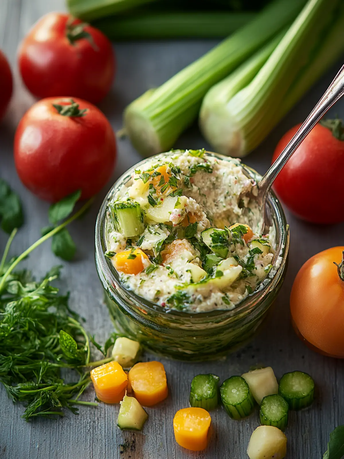 Heavenly Garden Vegetable Spread: Quick, Fresh, and Creamy 5 Garden Vegetable Spread