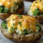 Cheesy Broccoli Stuffed Potatoes for Ultimate Comfort Food 6 Cheesy Broccoli Stuffed Potatoes