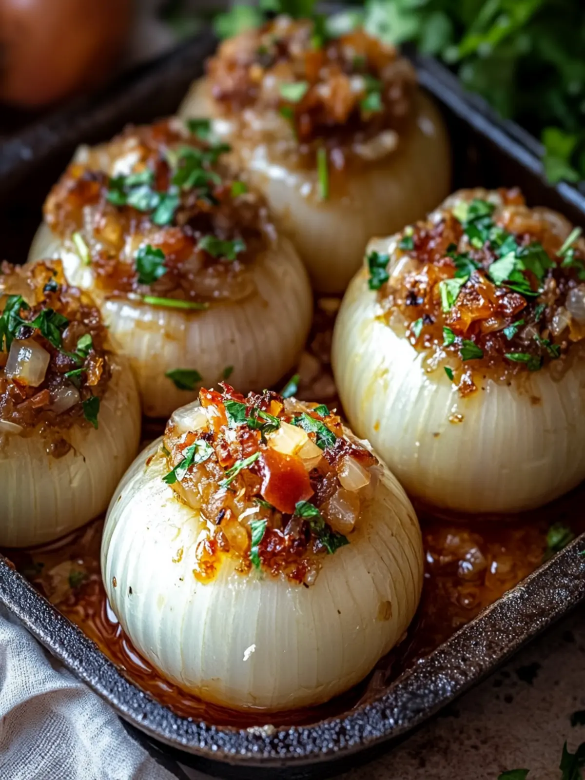 Middle Eastern Stuffed Onions: Savory Vegan Goodness Unwrapped 3 Middle Eastern Stuffed Onions: A Savory Vegan Delight!
