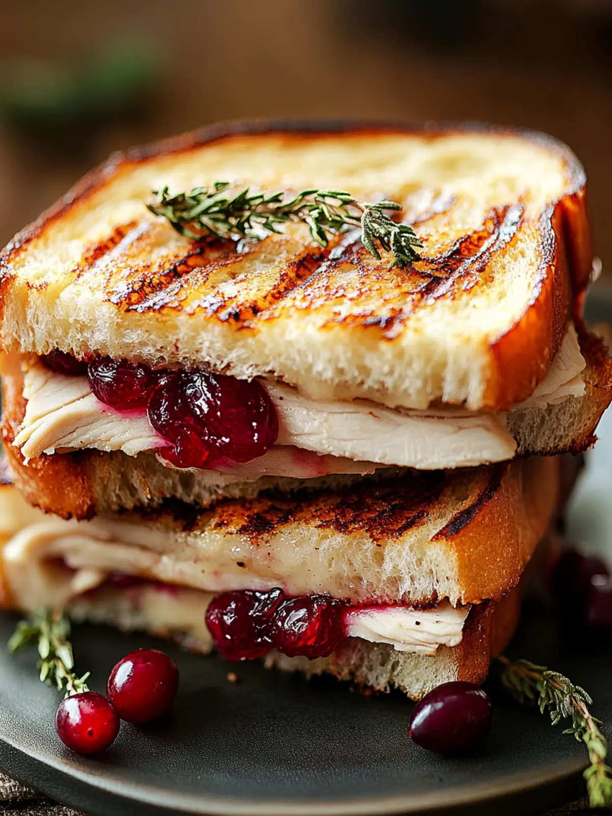 Savory Turkey Cranberry Grilled Sandwiches in 20 Minutes 3 Turkey Cranberry Grilled Sandwiches