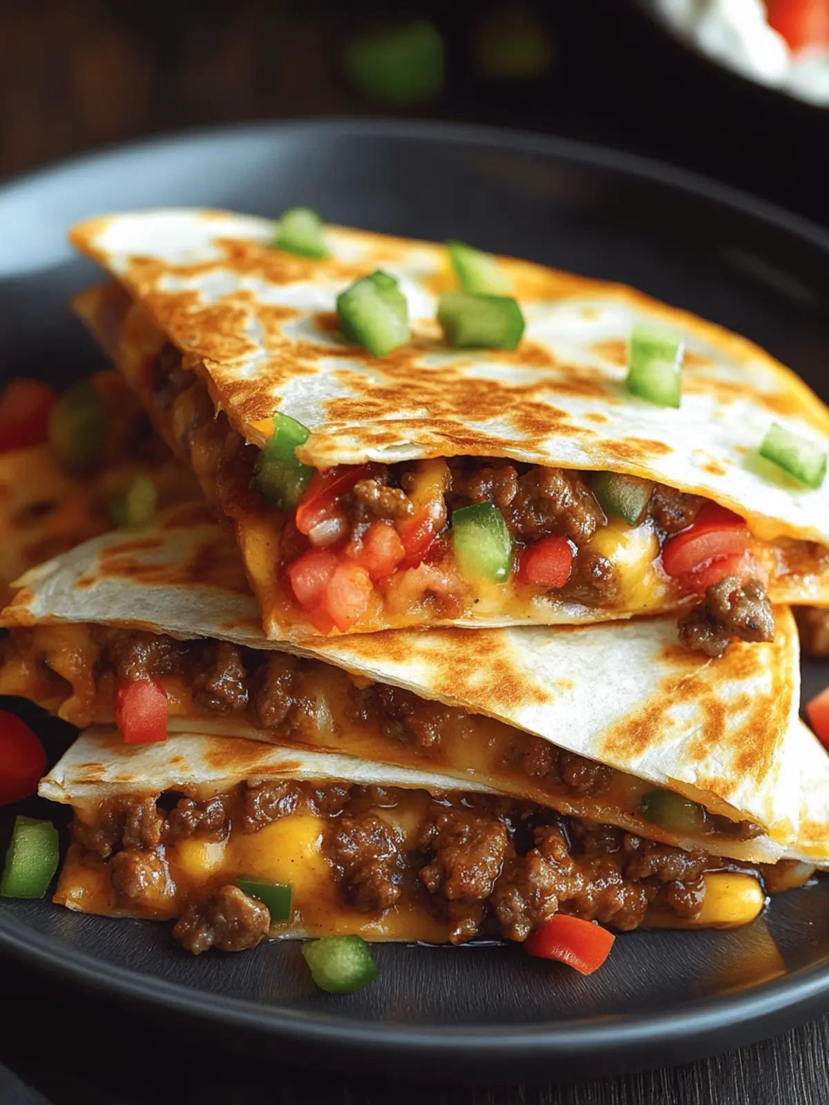 Smashburger Quesadillas: Quick, Cheesy Bliss for Any Night 3 Smashburger Quesadillas