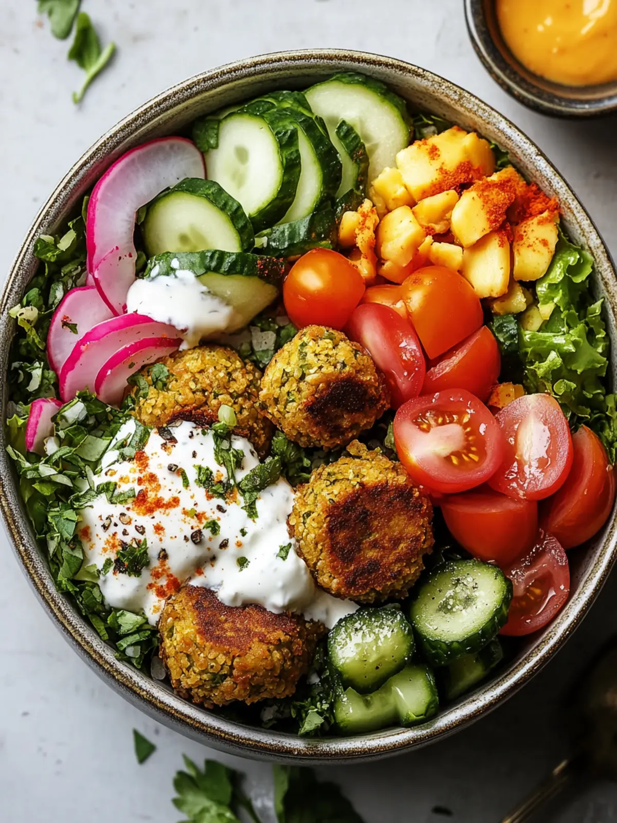 Loaded Falafel Bowl: Wholesome Goodness in Every Bite 4 Loaded Falafel Bowl