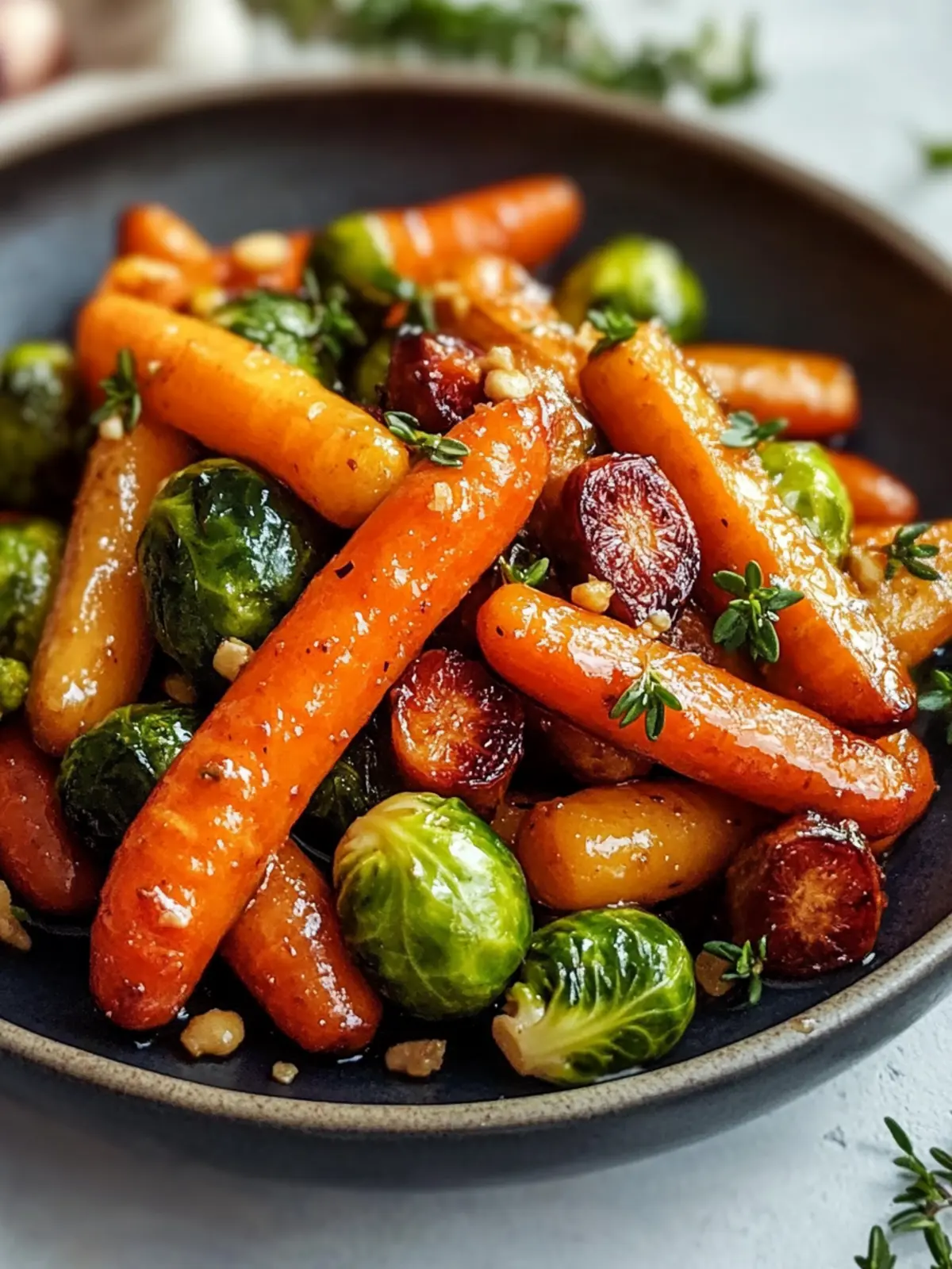 Crispy Maple Glazed Carrots & Brussels Sprouts That Wow 4 Crispy Maple Glazed Carrots & Brussels Sprouts