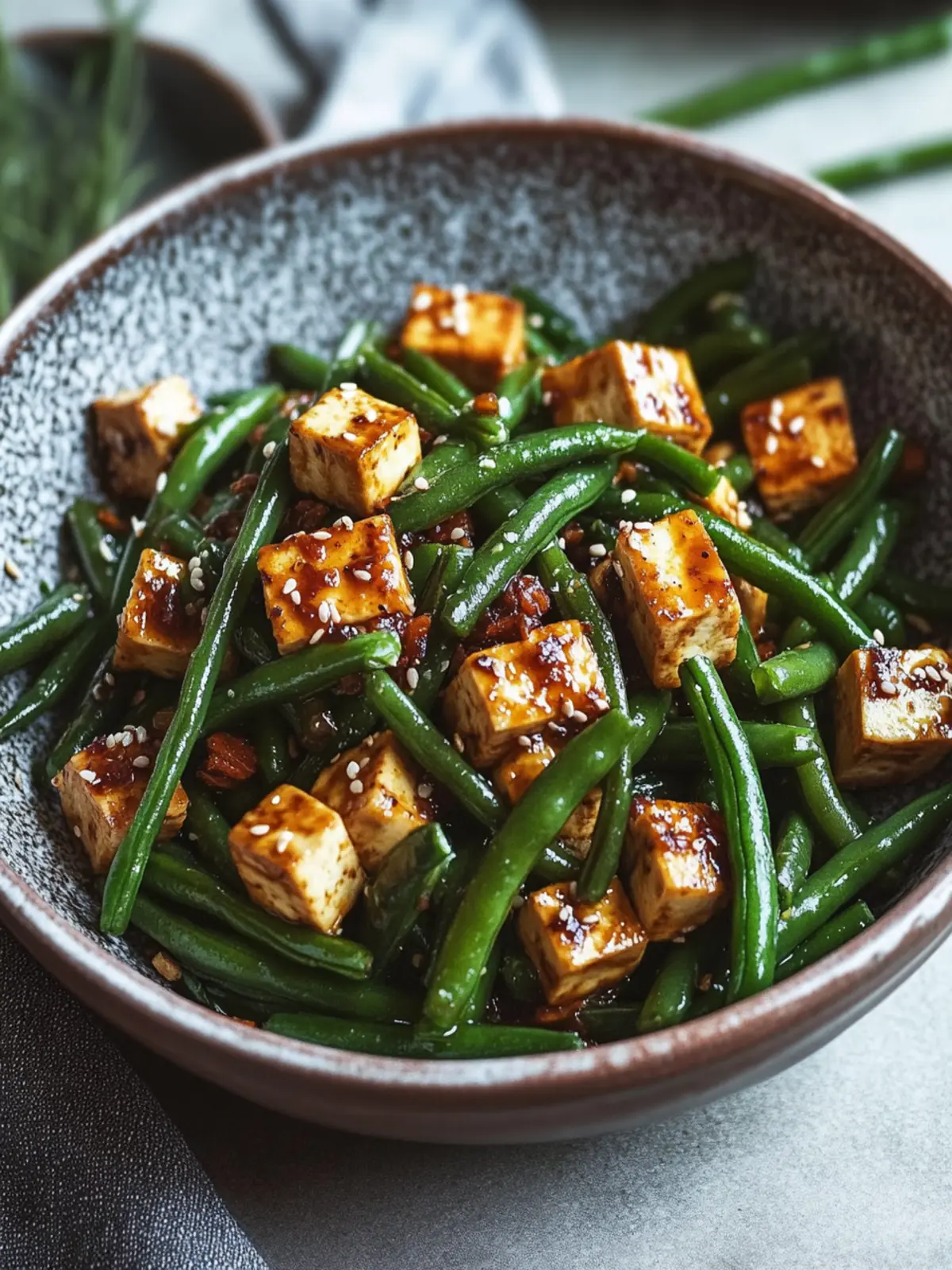 Garlicky Green Beans and Tofu: Your New Favorite Healthy Dish 3 Garlicky Green Beans and Tofu