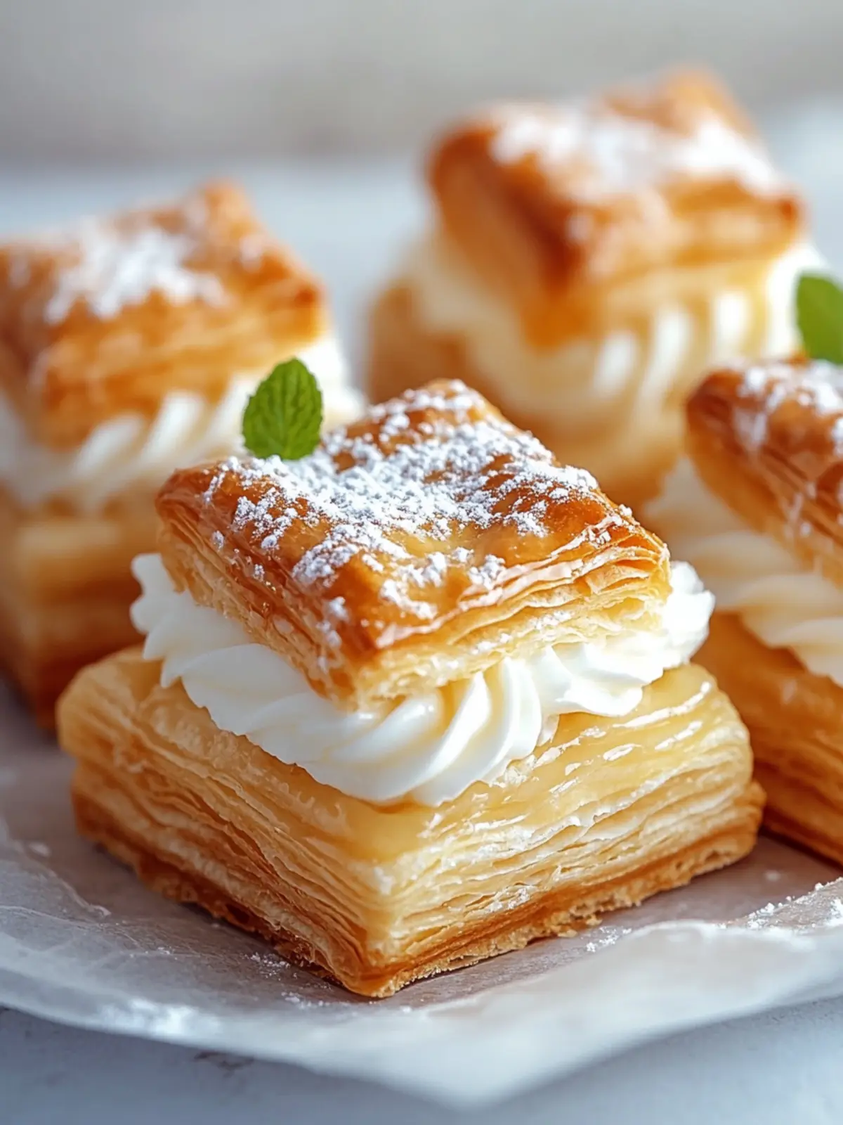 Mini Napoleon Pastries: Create Elegant Bites for Any Occasion 5 Mini Napoleon Pastries