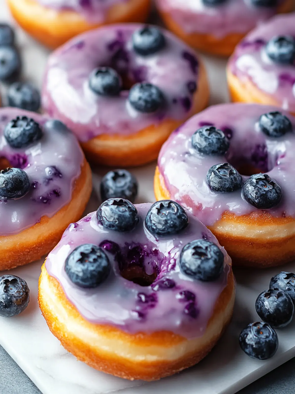 Delicious Blueberry Vanilla Glaze Donuts to Brighten Your Day 4 Blueberry Vanilla Glaze Donuts
