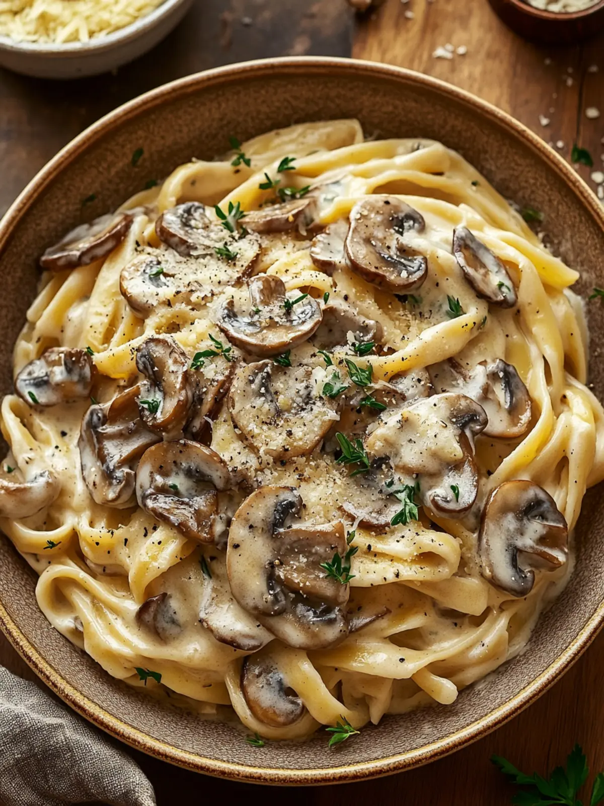 Decadent Creamy Mushroom Pasta Ready in Just 30 Minutes 2 Creamy Mushroom Pasta