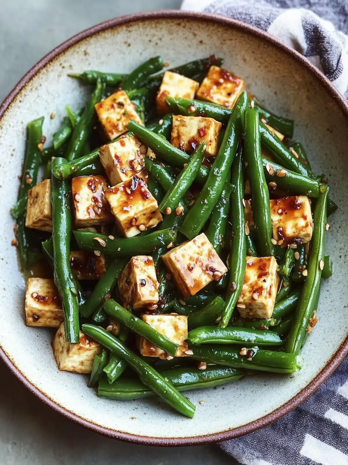 Garlicky Green Beans and Tofu: Your New Favorite Healthy Dish 4 Garlicky Green Beans and Tofu