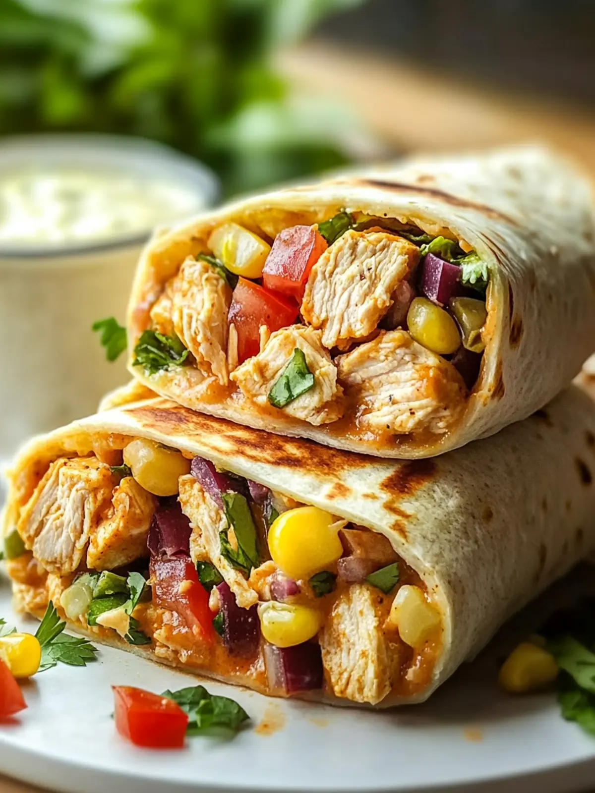 Zesty Southwest Chicken Wraps Ready in 30 Minutes or Less 5 Southwest Chicken Wrap