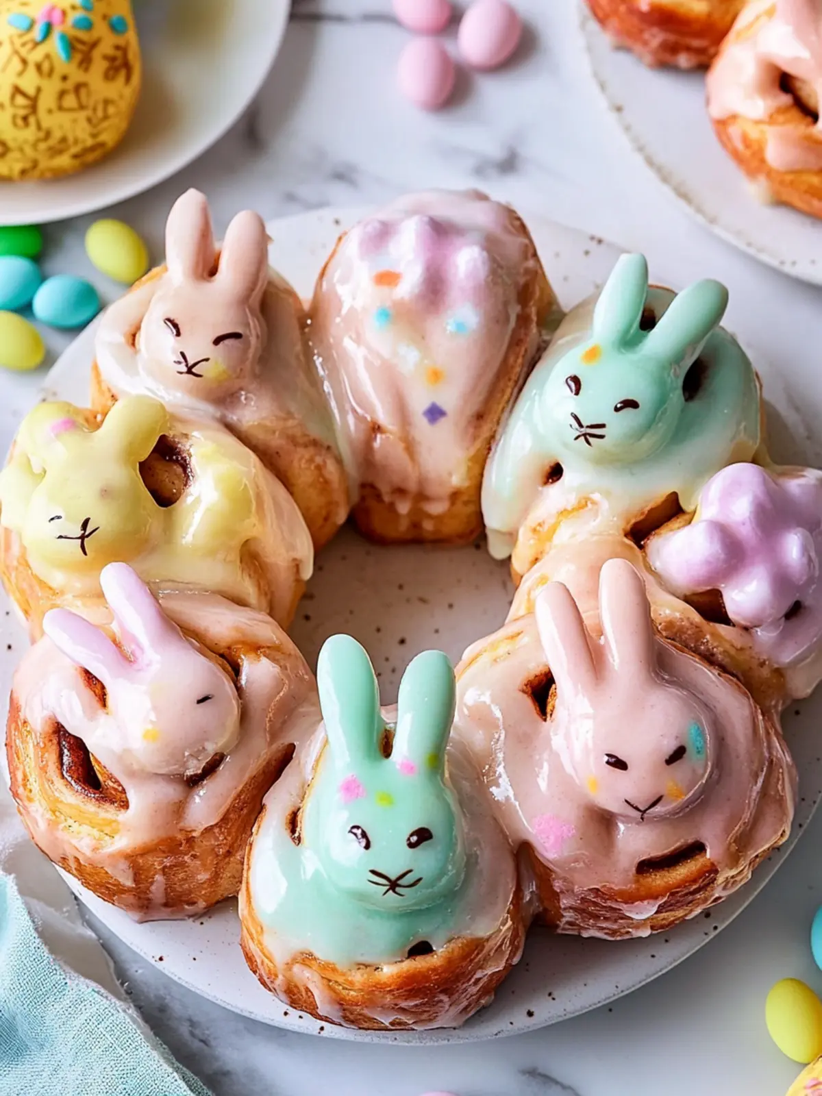Festive Easter Bunny Cinnamon Rolls that Wow Every Brunch 2 Easter Bunny Cinnamon Rolls