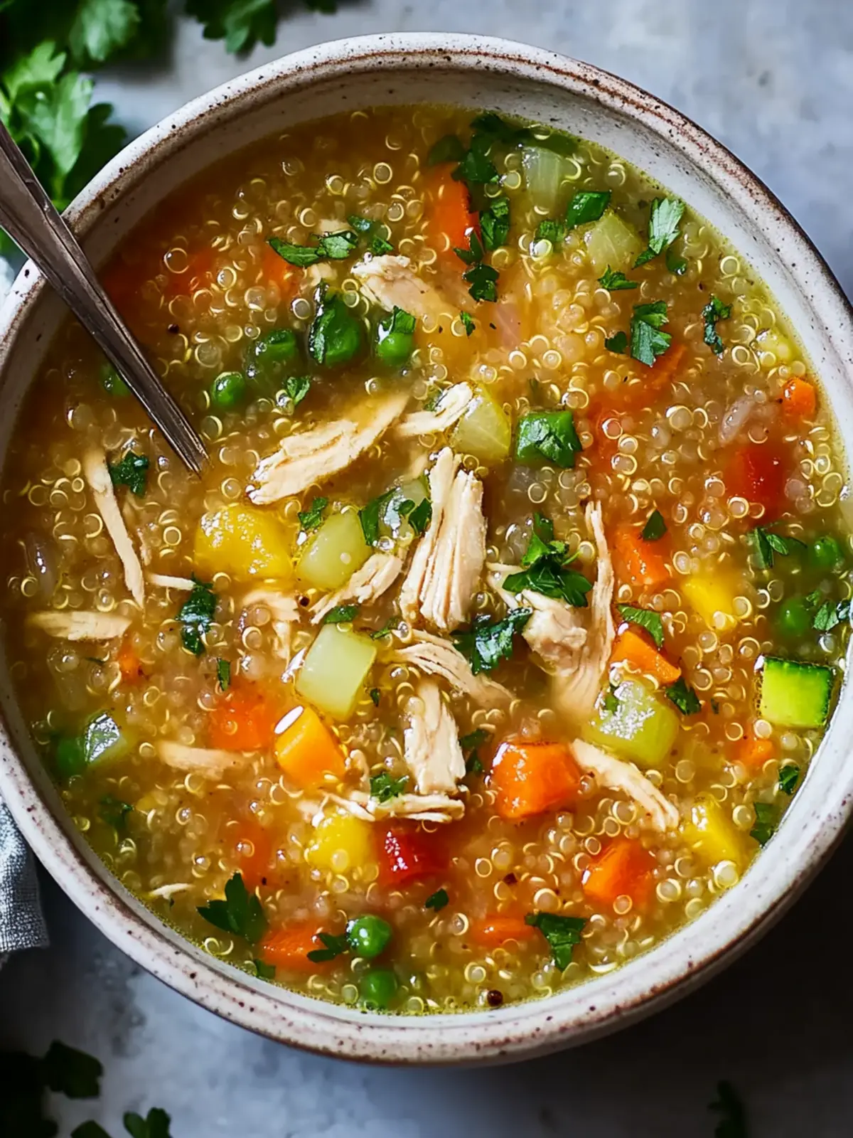 Comforting Chicken Vegetable Quinoa Soup for Cozy Nights 4 Chicken Vegetable Quinoa Soup
